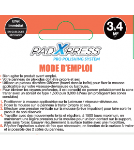 PADXPRESS - Rénovateur Optiques de Phares - MECACYL