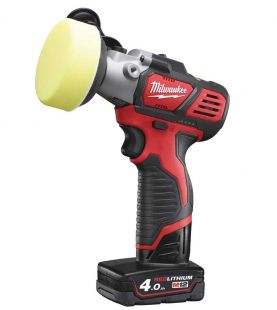 Milwaukee M12 Cordless Polisher with Battery .Milwaukee Battery Polisher