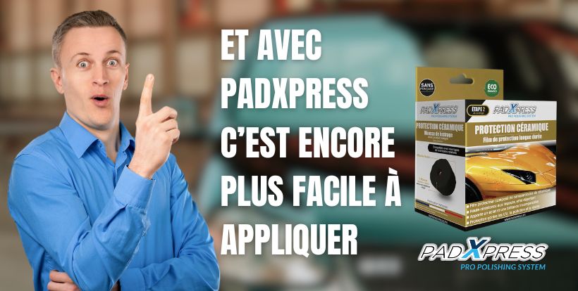 application facile du traitement ceramique padxpress