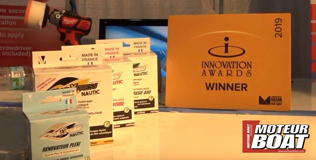 Interview Libero Mazzone by Moteur Boat Innovation Award 2019 at miami show  PadXpress