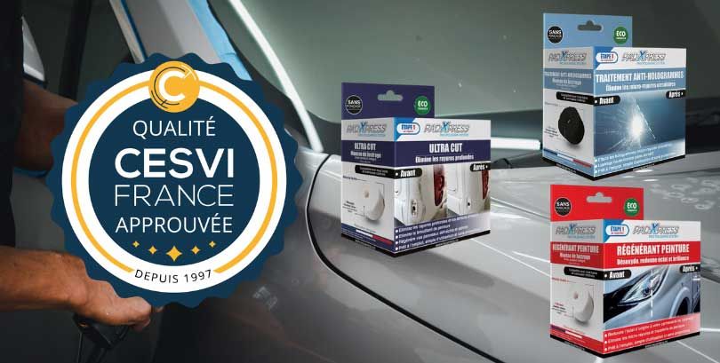 3 Produits PadXpress labellisés par le CESVI