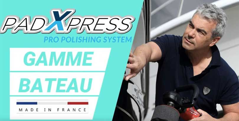 PadXpress Nautic: a complete polish range for boat maintenance